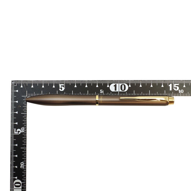 بايلوت قلم حبر جاف من بايلوت BDR-3SR-CO Acro Ink Ballpoint، نقطة رفيعة من Acro Drive، جسم بلون نحاسي - Image 4